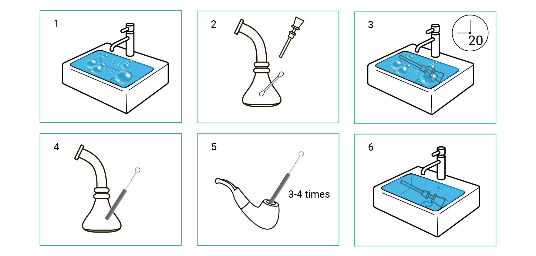 Het schoonmaken van je bong, kom of pijp Het schoonmaken van je bong, kom of pijp