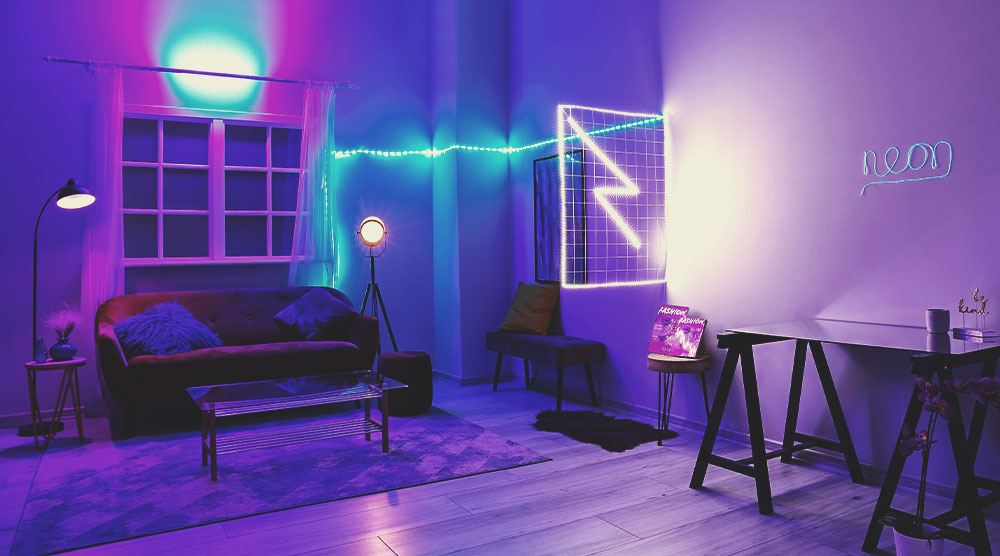 Een kamer met een rustgevende stoner vibe Een kamer met een rustgevende stoner vibe