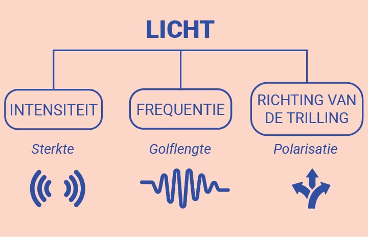 Zichtbaar licht vs. onzichtbaar licht Zichtbaar licht vs. onzichtbaar licht