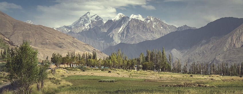 Hindoe Kush-bergketen in Afghanistan