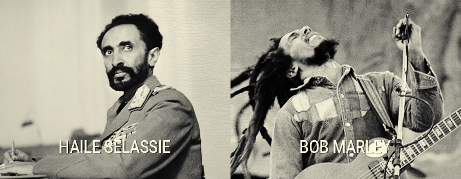 Haile Selassie En Bob Marley