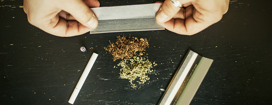 Spliffs Cannabis Marihuana En Tabak