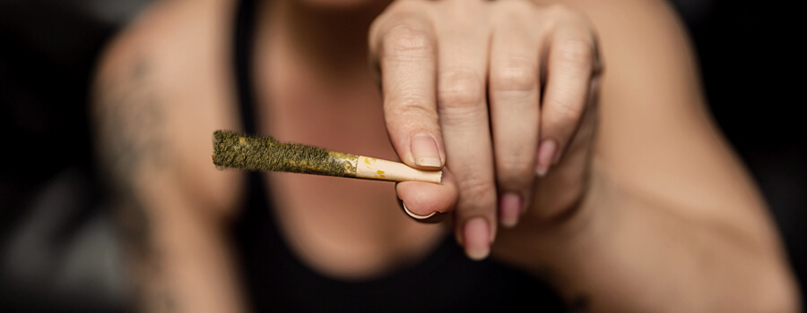 Cannabis Joint en Kief