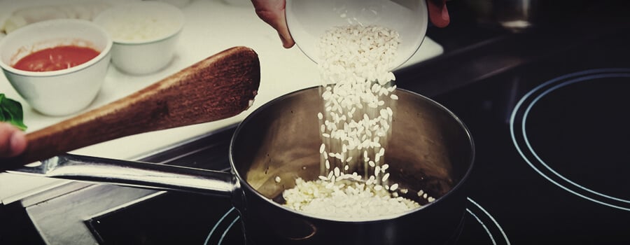 Risotto-cannabis koken