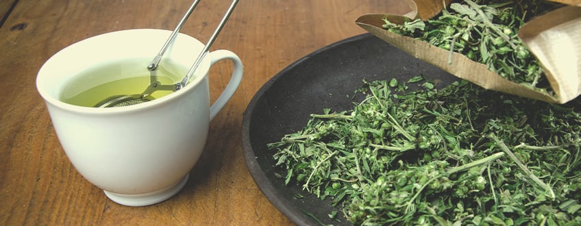 CBD-thee Gemaakt met CBD-tinctuur
