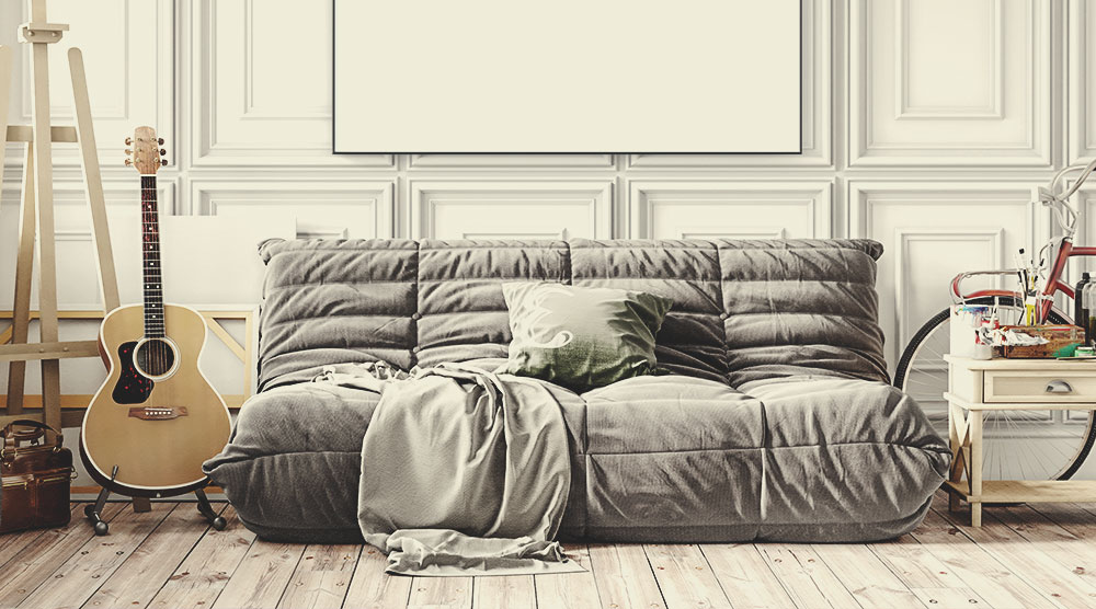 Een kamer met een creatieve stoner vibe Een kamer met een creatieve stoner vibe
