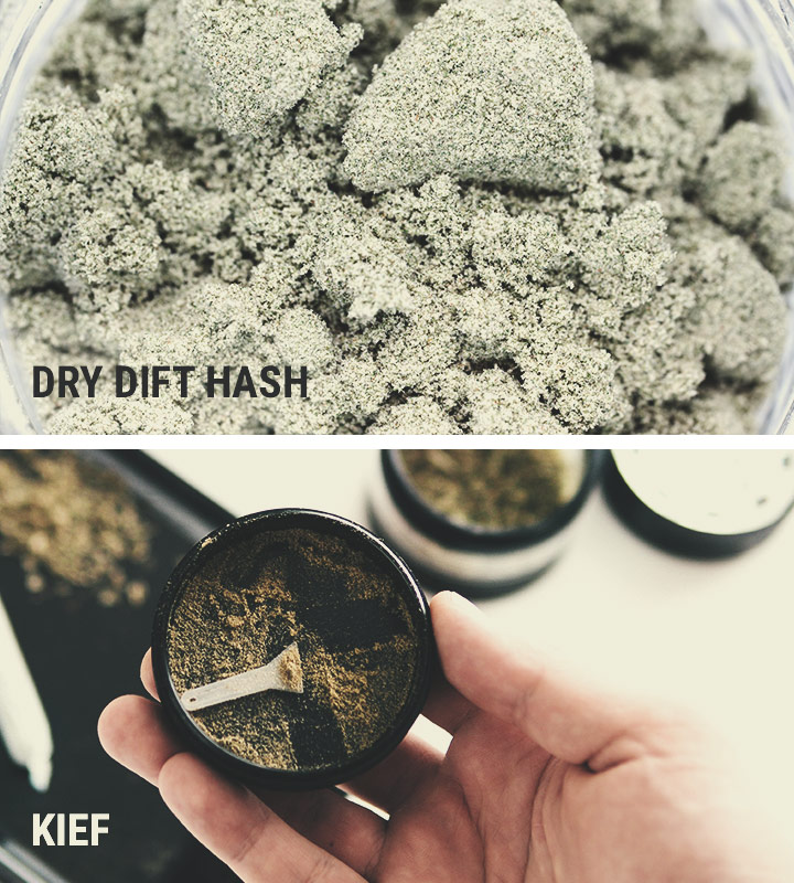 Dry sift hasj vs. kief