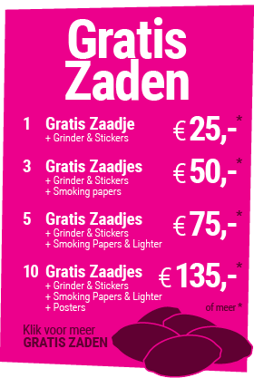 gratis cannabis zaadjes