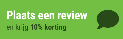 Ontvang een waardebon van 10% na het schrijven van een review