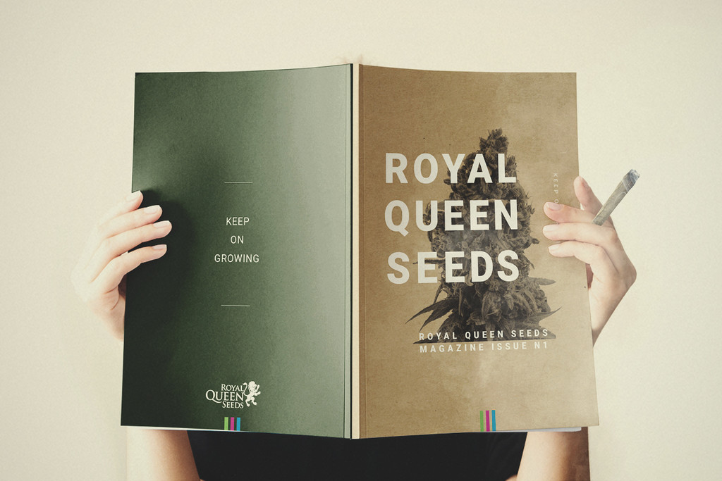 De eerste editie van het Royal Queen Seeds Magazine
