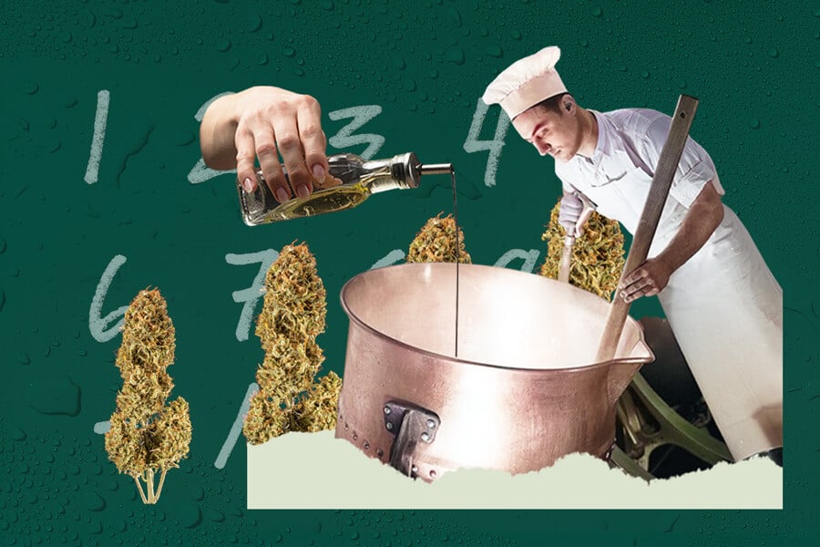 Hoe maak je met cannabis verrijkte olijfolie?